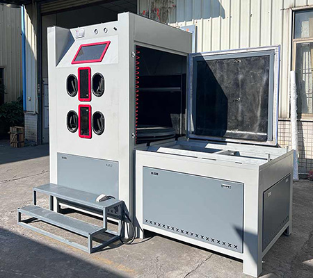 小型干濕兩用環(huán)保手動噴砂機BC-1515-01